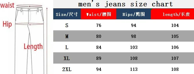 2025 New Men Ripped Stacked Jeans Distressed Slim Fit Skinny Straight Leg Jeans Fashion Hip Hop Denim Pants Casual Streetwear